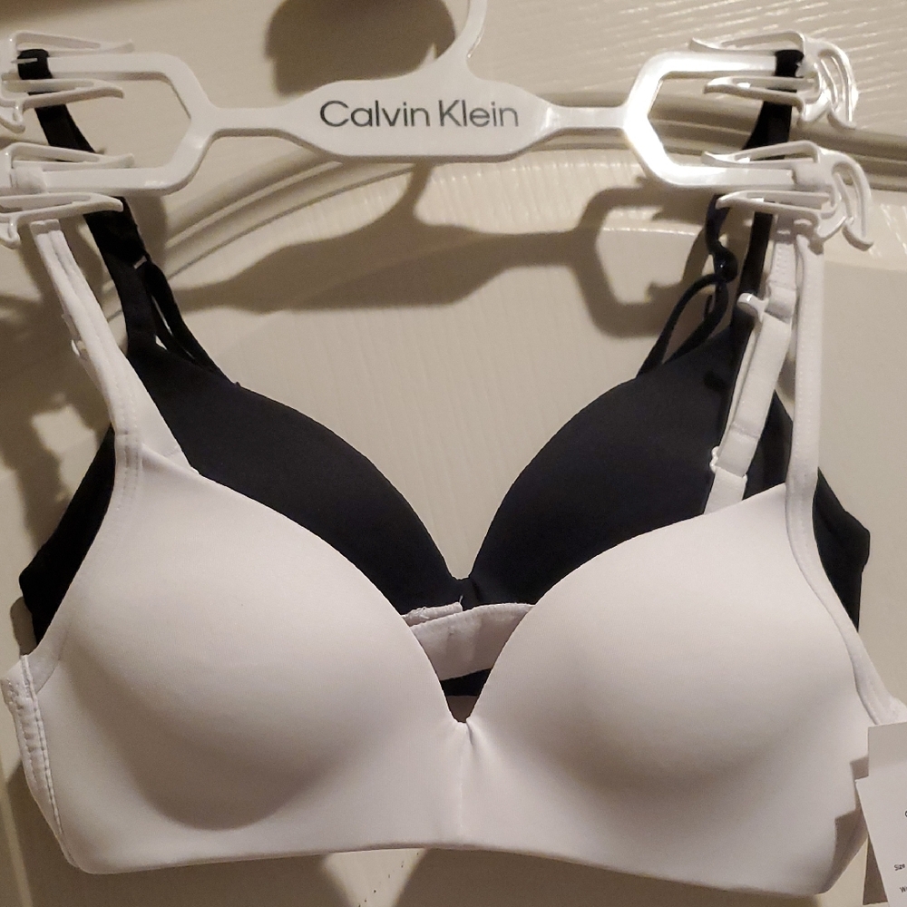 Calvin Klein Black and White Bra Duo